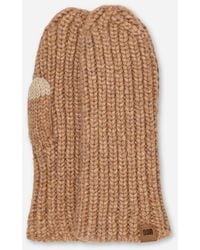UGG - Grobe Rippstrickfäustlinge Für Damen - Lyst