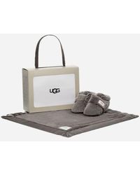 UGG - ® Infants' Bixbee Bootie And Lovey Blanket Fleece Blankets|boots - Lyst