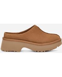 UGG - ® New Heights Clog Suede Shoes - Lyst