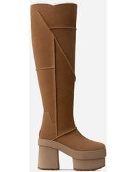 UGG - New Heights Platform Xtra Sheepskin Boots - Lyst