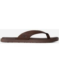 UGG - Seaside Ii Flip Leather/Suede Sandals - Lyst