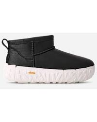 UGG - Botte Classic Ultra Mini Wrap Tech Noir - Lyst