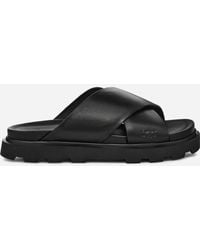 UGG - ® Capitelle Crossband Leather Sandals - Lyst