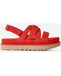 UGG - Goldenstar Gleam Suede Sandals - Lyst