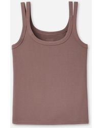 UGG - Nael Tank Rib Lenzing\U2122 Ecovero\U2122 Viscose Blend Tops - Lyst