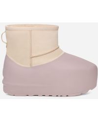 UGG - Classic Mini Pumped Molded Suede Classic Boots - Lyst