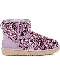 purple sequin ugg boots