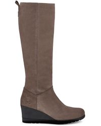 UGG Oliveira Tall Warme Stiefel für aus Veloursleder - Braun