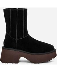 UGG - Classic Twin Seam New Heights Suede Classic Boots - Lyst