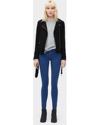 UGG Stacey Suede Moto Jacke für aus Veloursleder - Schwarz