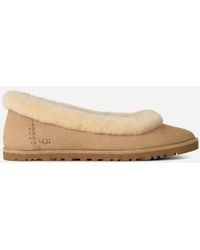 UGG - Zora Ballet Flat Sheepskin Shoes - Lyst