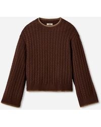 UGG - Rylynn Cable Knit Pullover Polyester Tops - Lyst