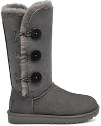 UGG Suede Bailey Button Ii (fawn) Women's Boots in Brown - Lyst