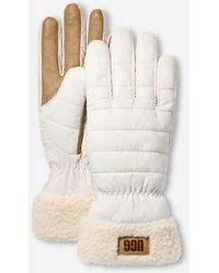 UGG - Aw Fluff Cuff Glove Nylon - Lyst