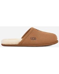 UGG - Chausson Scuff Deco Suede pour homme | UE in Brown, Taille 41, Daim - Lyst