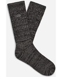 UGG - ® Trey Rib Knit Slouchy Crew Polyester Blend Socks - Lyst