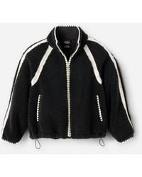 UGG - Nikia Crochet Fluff Jacket Fleece/Recycled Materials - Lyst