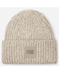 UGG - Chunky Rib Beanie Acrylic Blend Hats - Lyst