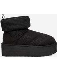 UGG - ® Classic Mini Platform Felted Sheepskin Classic Boots - Lyst