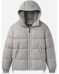 UGG - Xayden Braid Puffer Jacket Nylon - Lyst