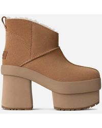 UGG - New Heights Platform Mini Sheepskin Boots - Lyst