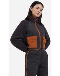UGG - ® Dayana Quilted ®fluff Jacket Fleece/nylon - Lyst