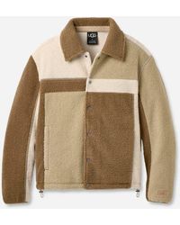 UGG - Lachlan Fluff Jacket Polyester Tops - Lyst