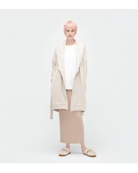 Mélange De Coton taille Grande Blanche II Peignoirs pour Femmes en UGG Femme Vêtements Sous-vêtements vêtements de nuit Peignoirs 
