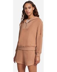 UGG - ® Stephny Mixed Hoodie Cotton Blend/recycled Materials - Lyst