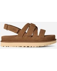 UGG - Goldenstar Gleam Suede Sandals - Lyst
