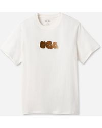 UGG - Bubble Logo Tee Cotton Tops - Lyst