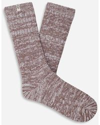 UGG - Rib Knit Slouchy Crew Sock Polyester Blend/Recycled Materials - Lyst