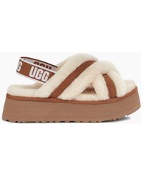 ugg disco slide white