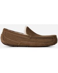 UGG - Ascot Sheepskin Slipper Loafers - Lyst