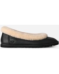 UGG - Zora Leather Ballet Flat For - Lyst
