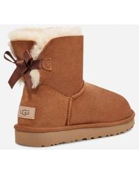 UGG - ® Mini Bailey Bow Ii Boot Sheepskin Classic Boots - Lyst