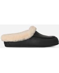 UGG - Ansley Mule Lthr Sheepskin Slippers - Lyst