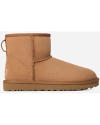 UGG - Classic Mini Ii Sheepskin Classic Boots - Lyst