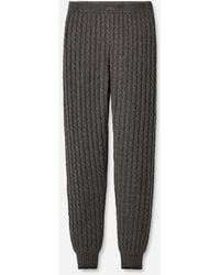 UGG - Lorelai Cable Knit Pant Polyester Bottoms - Lyst