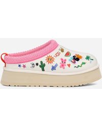 UGG - ® Tazz Pop Sketch Leather Clogs|slippers - Lyst