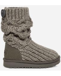UGG - ® Toddlers' Classic Cardi Cabled Knit Classic Boots - Lyst