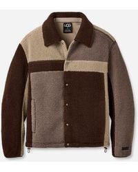 UGG - Lachlan Fluff Jacket Polyester Tops - Lyst