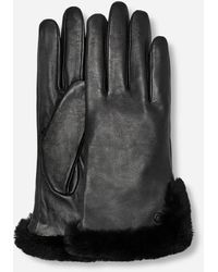UGG - Leather Sheepskin Vent Glove Gloves - Lyst