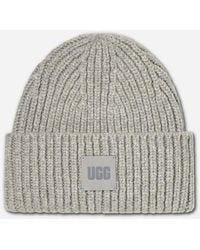 UGG - Chunky Rib Beanie Acrylic Blend - Lyst