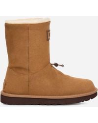 UGG - ® Classic Short Toggler Suede Classic Boots - Lyst