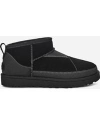 UGG - Botte Classic Ultra Mini ReImagined pour femme | UE in Black, Taille 36, Daim - Lyst