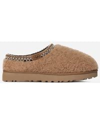 UGG - Tasman Maxi Curly Sheepskin/Recycled Materials Slippers - Lyst
