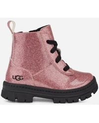 UGG - ® Toddlers' Ashton Lace Up Glitter Synthetic/glitter Boots - Lyst