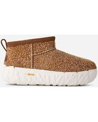 UGG - Classic Ultra Mini Wrap Tech Suede Classic Boots - Lyst