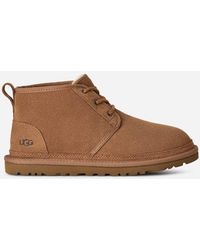 UGG - Neumel Leather Shoes Chukka Boots - Lyst